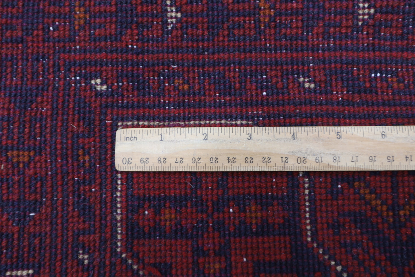 204 x 289 cm | Red Khal Mohammadi Afghan Tribal Hand Knotted Veg Dye Wool Carpet
