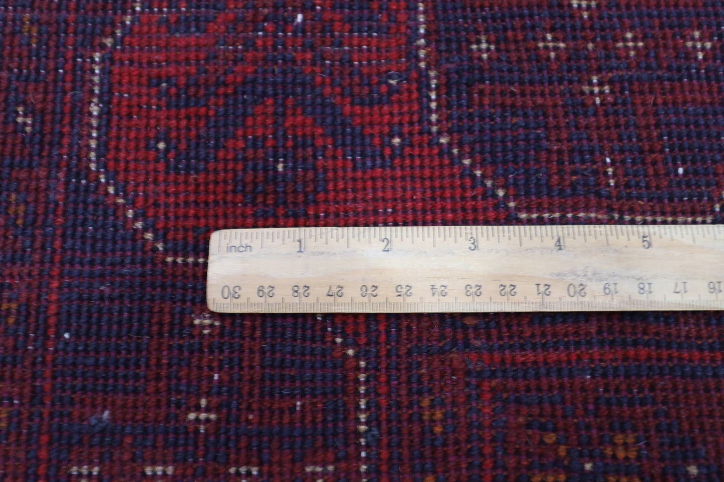 152 x 194 cm | Red Khal Mohammadi Afghan Tribal Hand Knotted Veg Dye Wool Carpet .