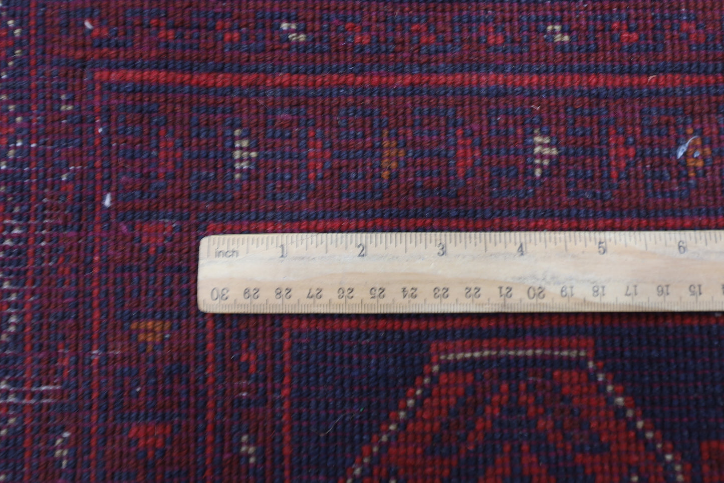 206 x 290 cm | Red Khal Mohammadi Afghan Tribal Hand Knotted Veg Dye Wool Carpet