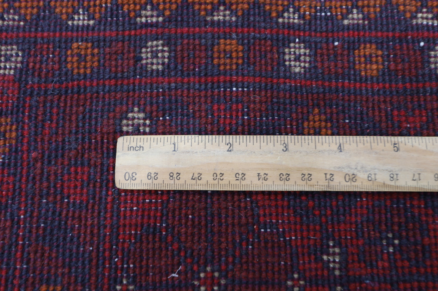 202 x 300 cm | Red Khal Mohammadi Afghan Tribal Hand Knotted Wool Carpet