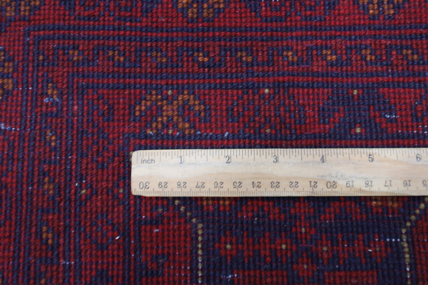 198 x 293 cm | Red Khal Mohammadi Afghan Tribal Hand Knotted Wool Carpet