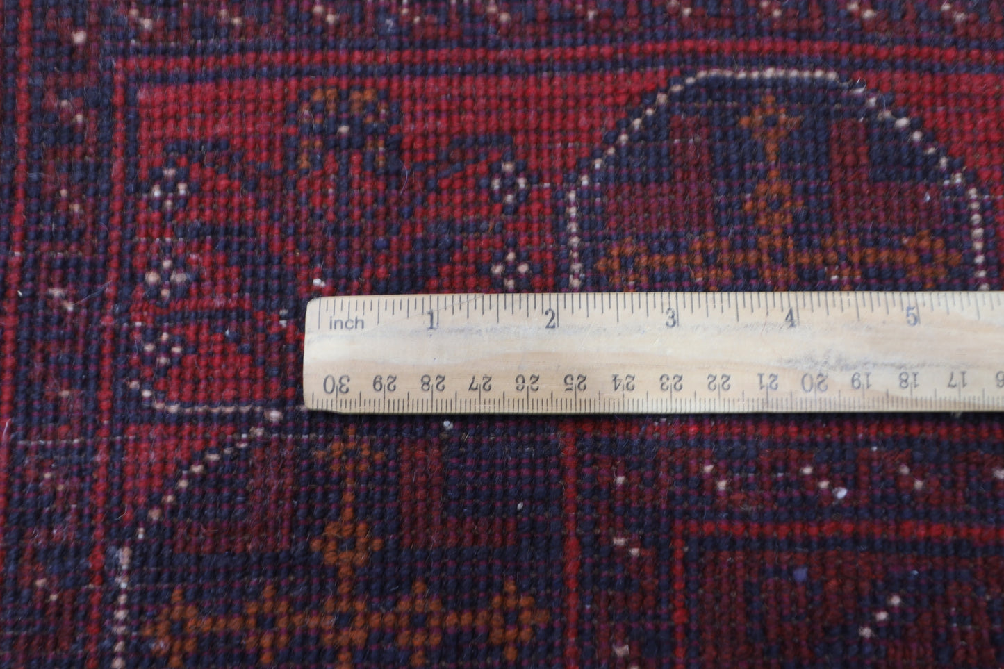 155 x 200 cm | Red Khal Mohammadi Afghan Tribal Hand Knotted Wool Carpet