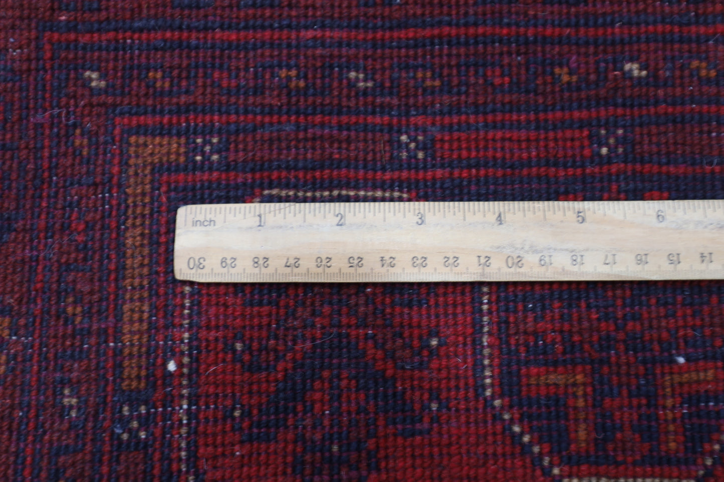 203 x 290 cm | Red Khal Mohammadi Afghan Tribal Hand Knotted Wool Carpet