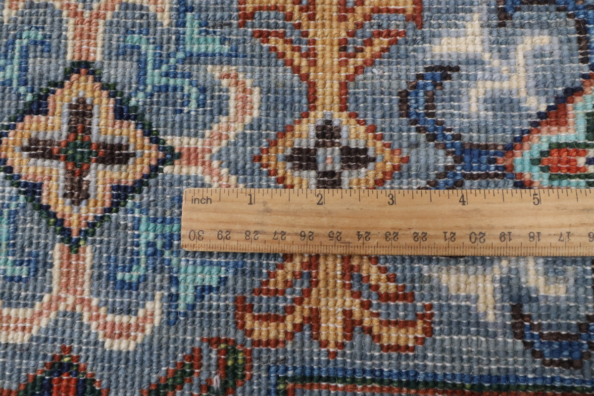 200 x 297 cm | Waziri Design Hand Knotted Wool Afghan Carpet