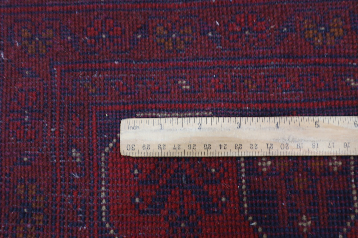 205 x 295 cm | Red Khal Mohammadi Afghan Tribal Hand Knotted Wool Carpet