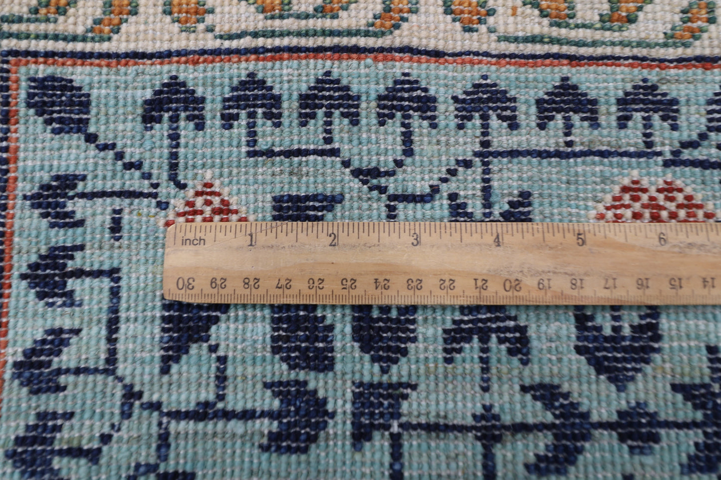 269 x 365 cm | Mamluk geometric Area Rug Afghan Hand Knotted veg Dye Wool carpet