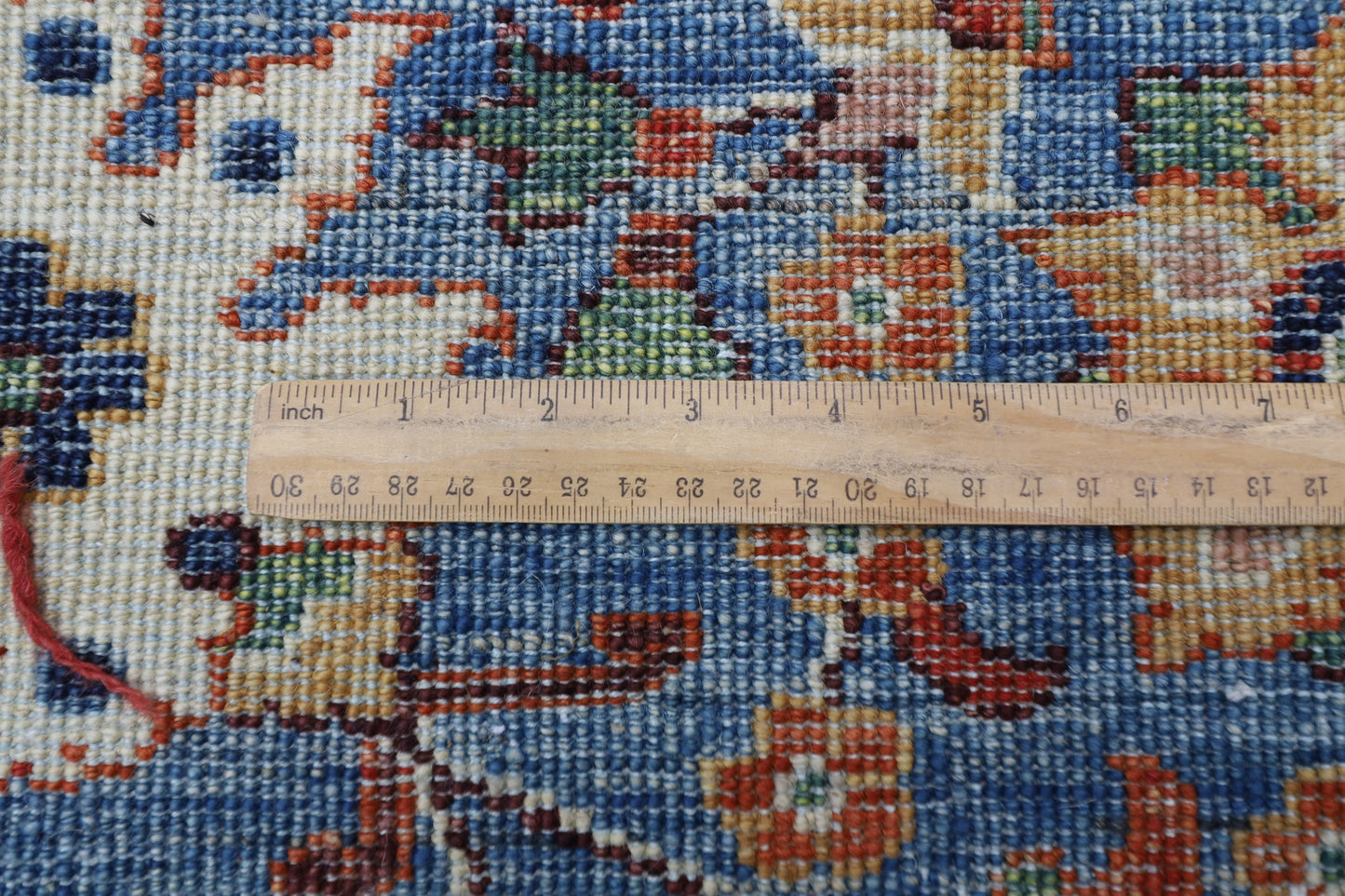 276 x 363 cm | Bidjar Blue Area Rug Afghan Hand Knotted veg Dye Wool carpet