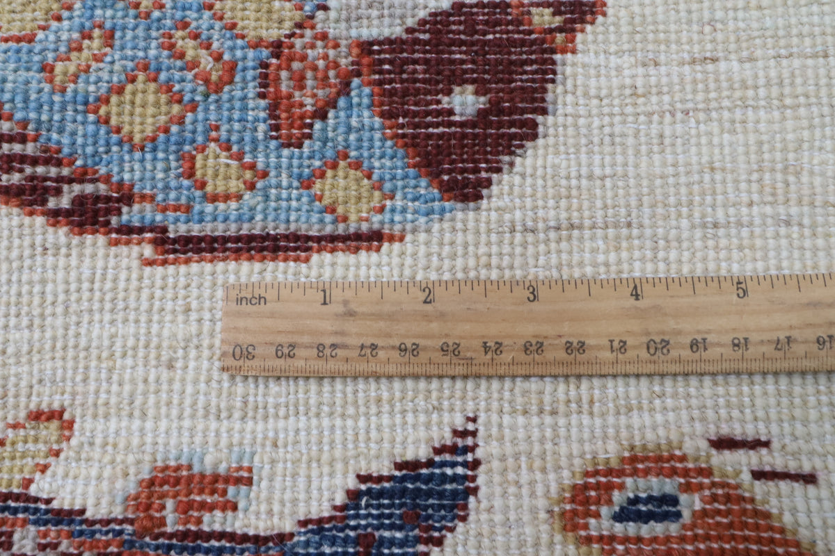 119 x 179 cm | Fish Beige Design Hand Knotted Wool Afghan Carpet