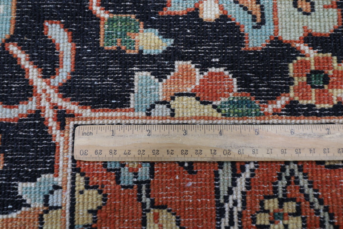 246 x 306 cm | Floral bidjar Red Area Rug Afghan Hand Knotted veg Dye Wool carpet