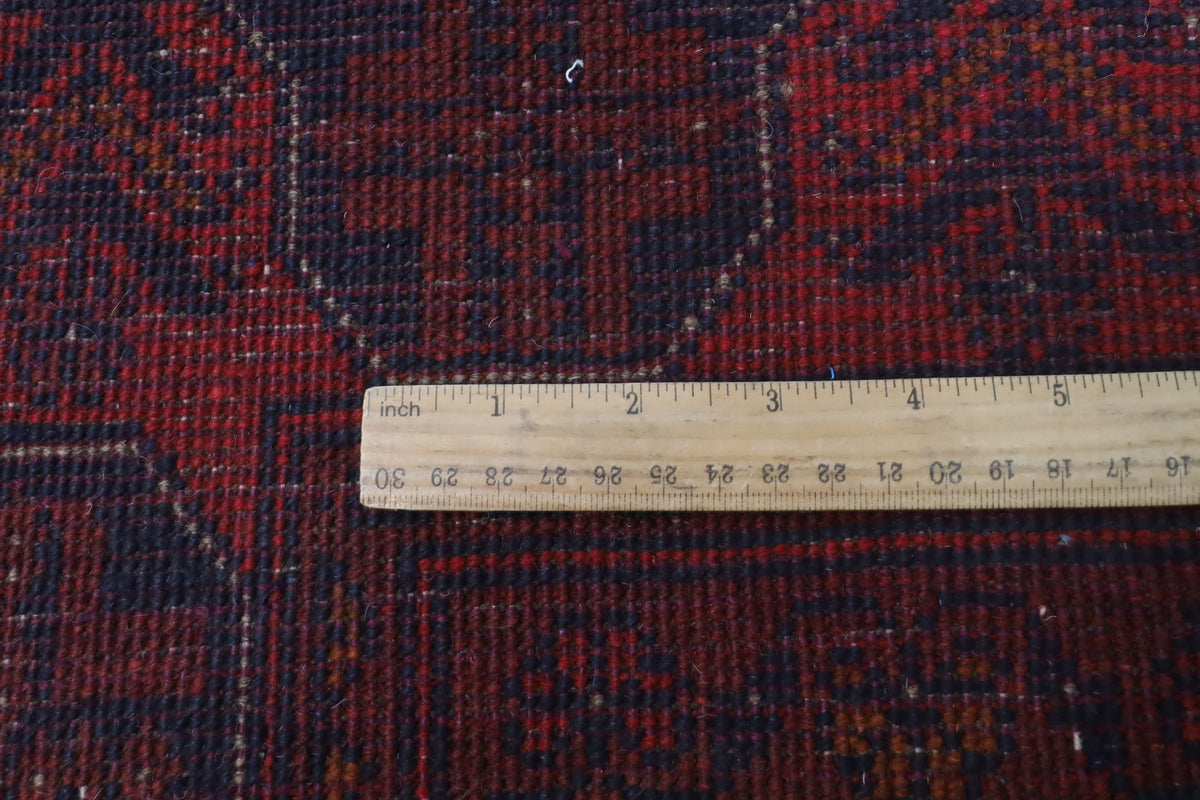 175 x 233 cm | Bokhara Red Hand Knotted Wool Afghan Carpet