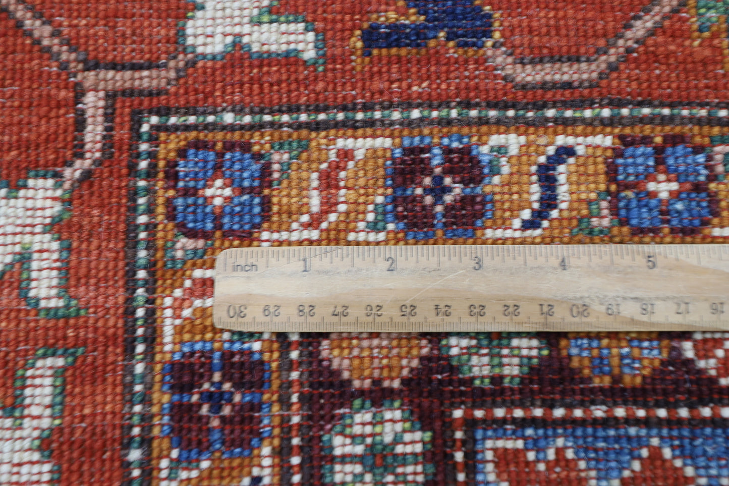 273 x 370 cm | Oriental Waziri Orange Area Rug Afghan Hand Knotted Veg Dye Wool carpet