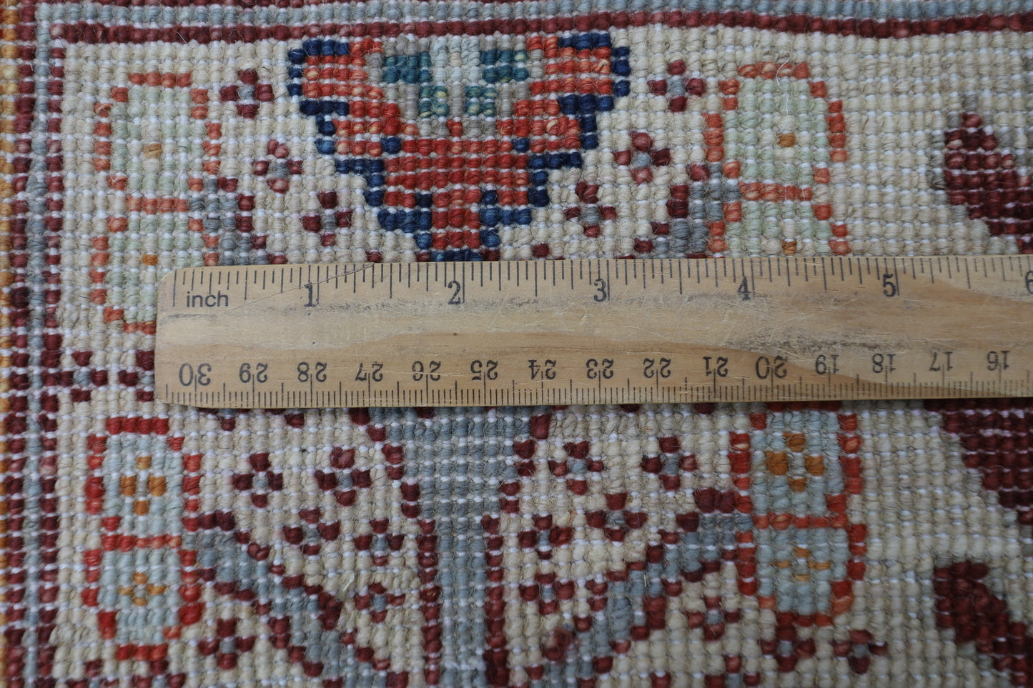 180 x 274 cm | Floral Gray Tribal Area Rug Afghan Hand Knotted veg Dye Wool carpet