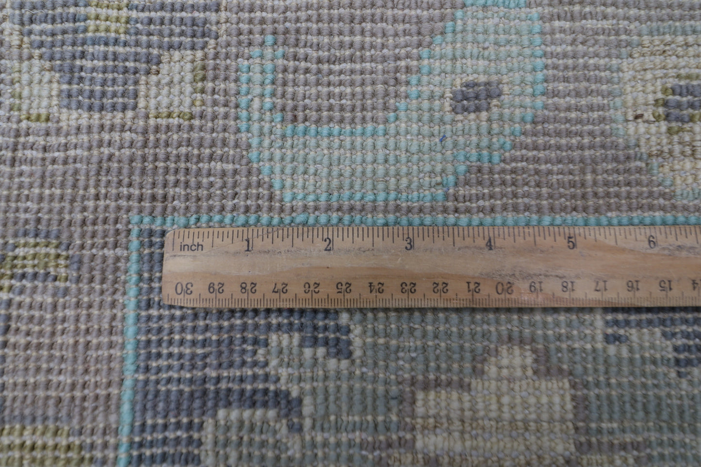 200 x 300 cm | Floral Oushak gray Tribal Area Rug Afghan Hand Knotted veg Dye Wool carpet