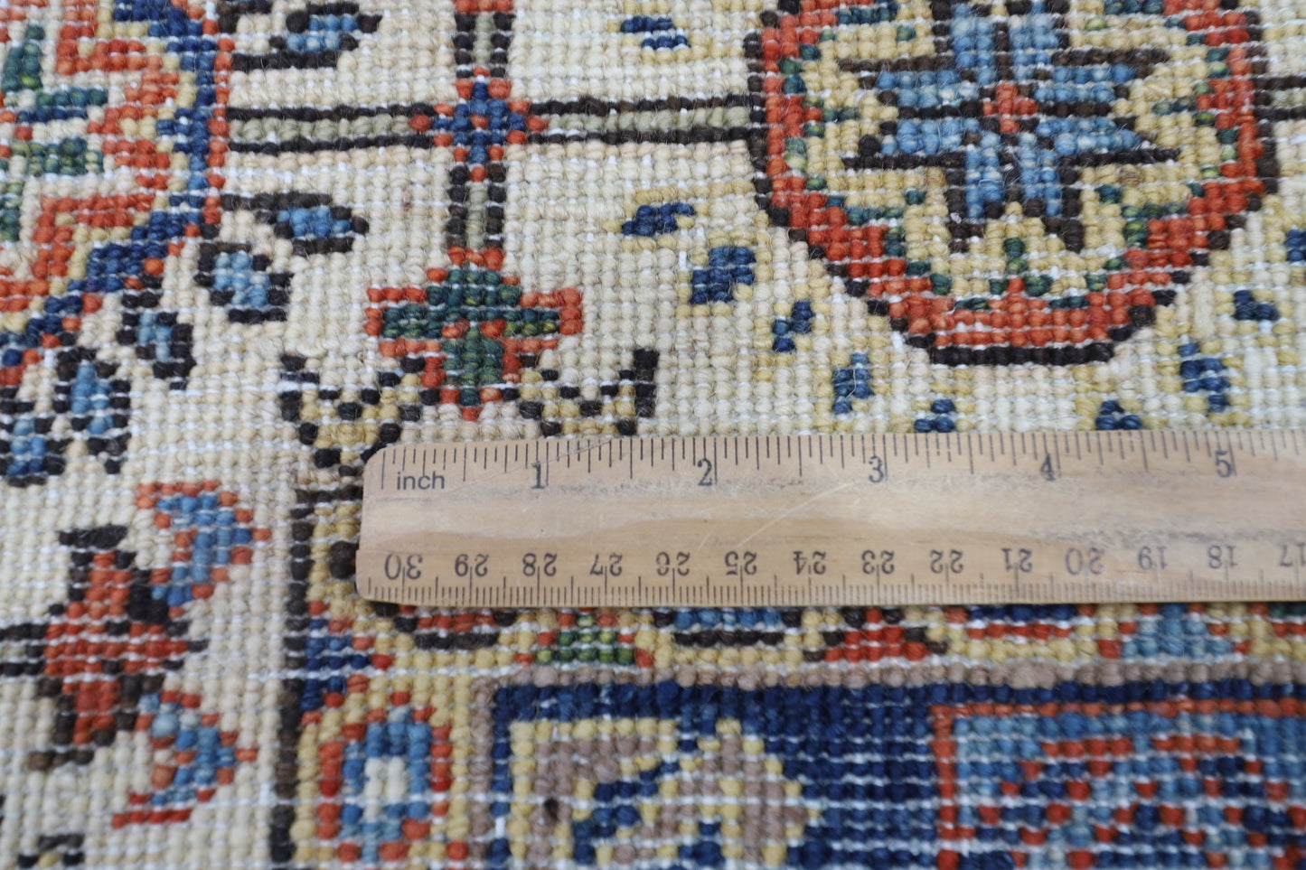 122 x 177 cm | Oriental Tribal blue Area Rug Afghan Hand Knotted Veg Dye Wool carpet
