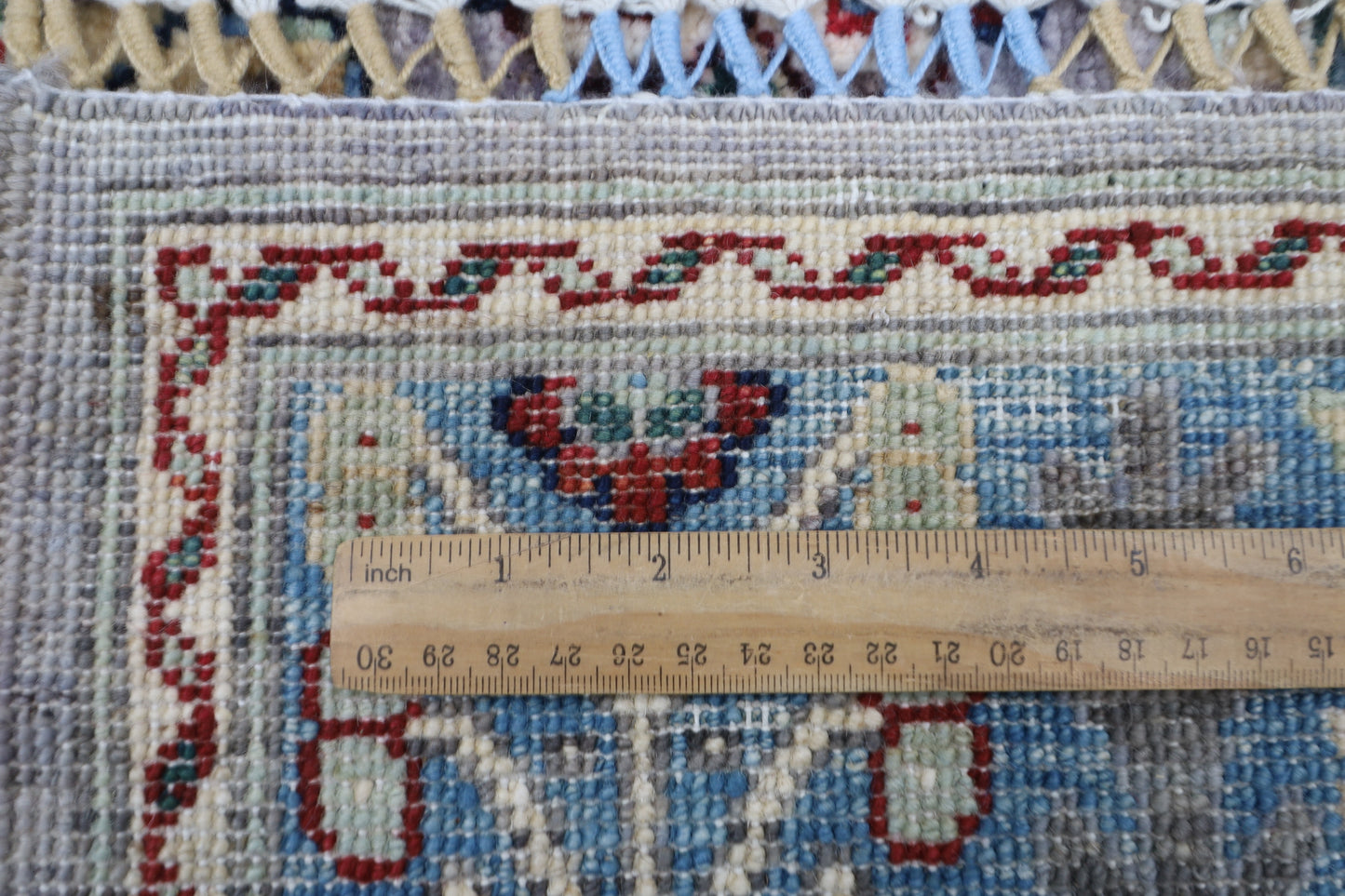 154 x 199 cm | Floral Tribal Area Rug Afghan Hand Knotted veg Dye Wool carpet