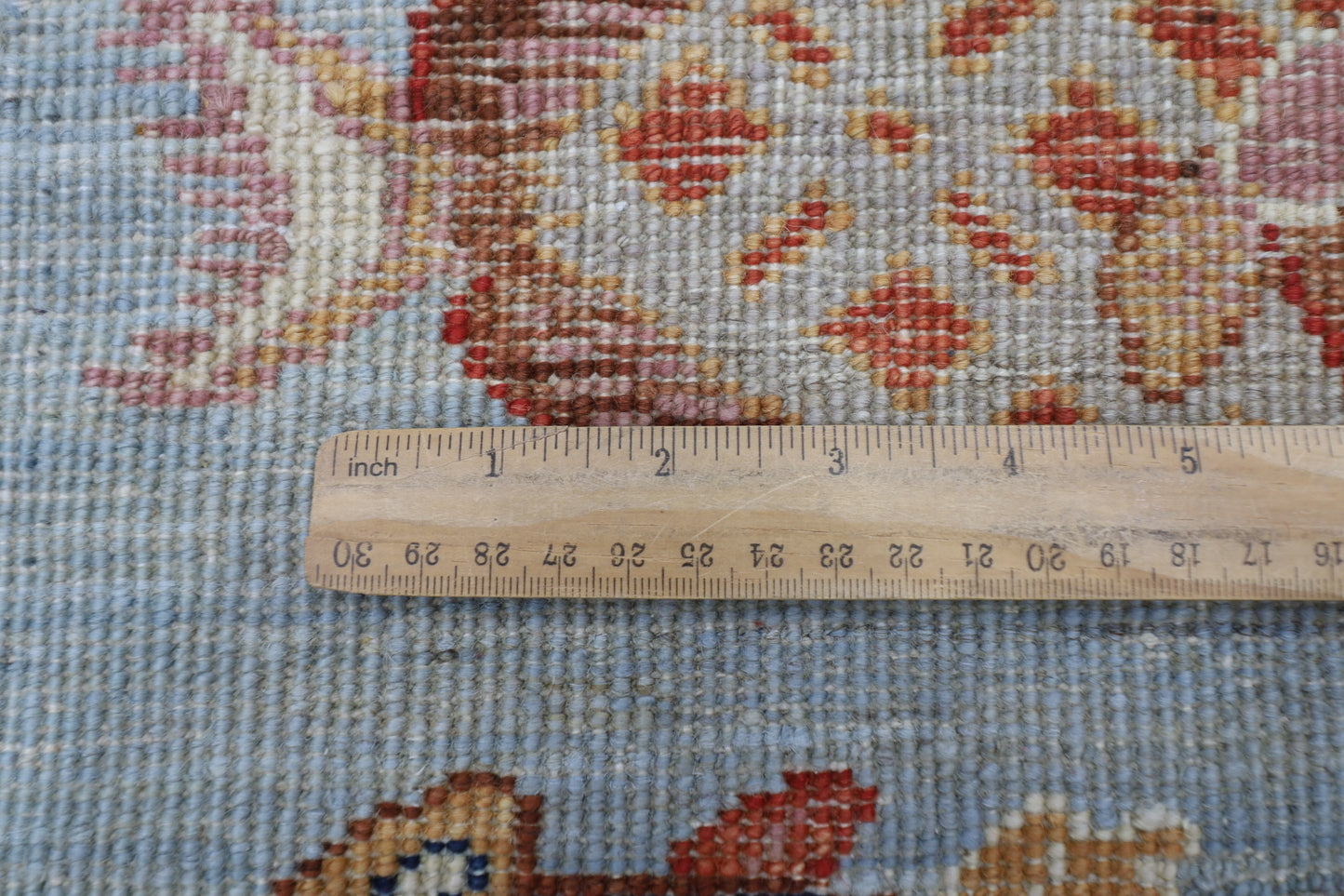 176 x 240 cm | Oriental Fish Blue Area Rug Afghan Hand Knotted Veg Dye Wool carpet