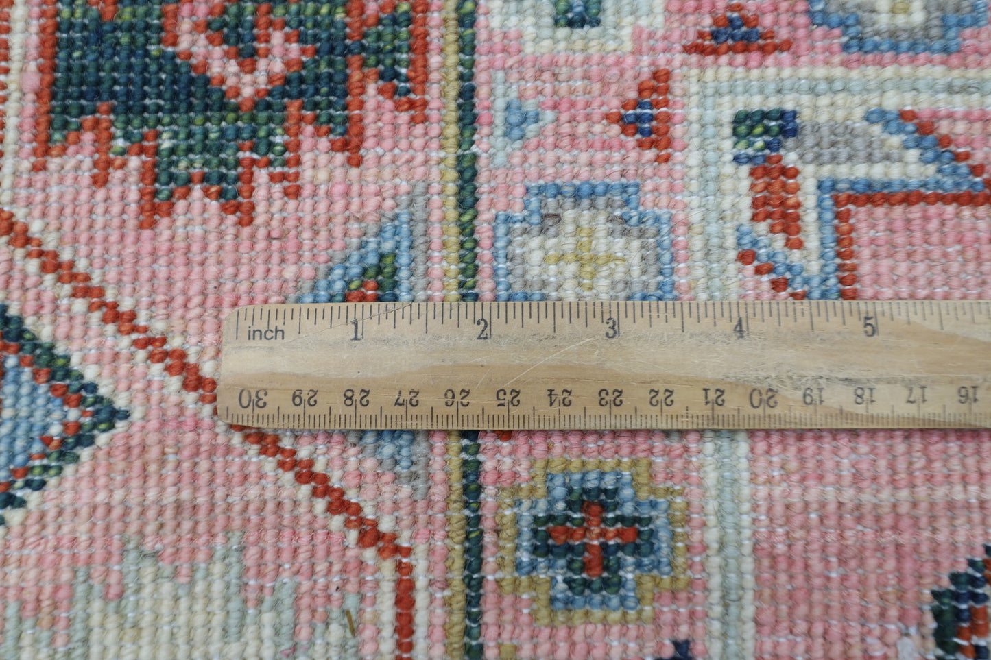 197 x 304 cm | Tribal Ersari Pink Area Rug Afghan Hand Knotted Veg Dye Wool carpet
