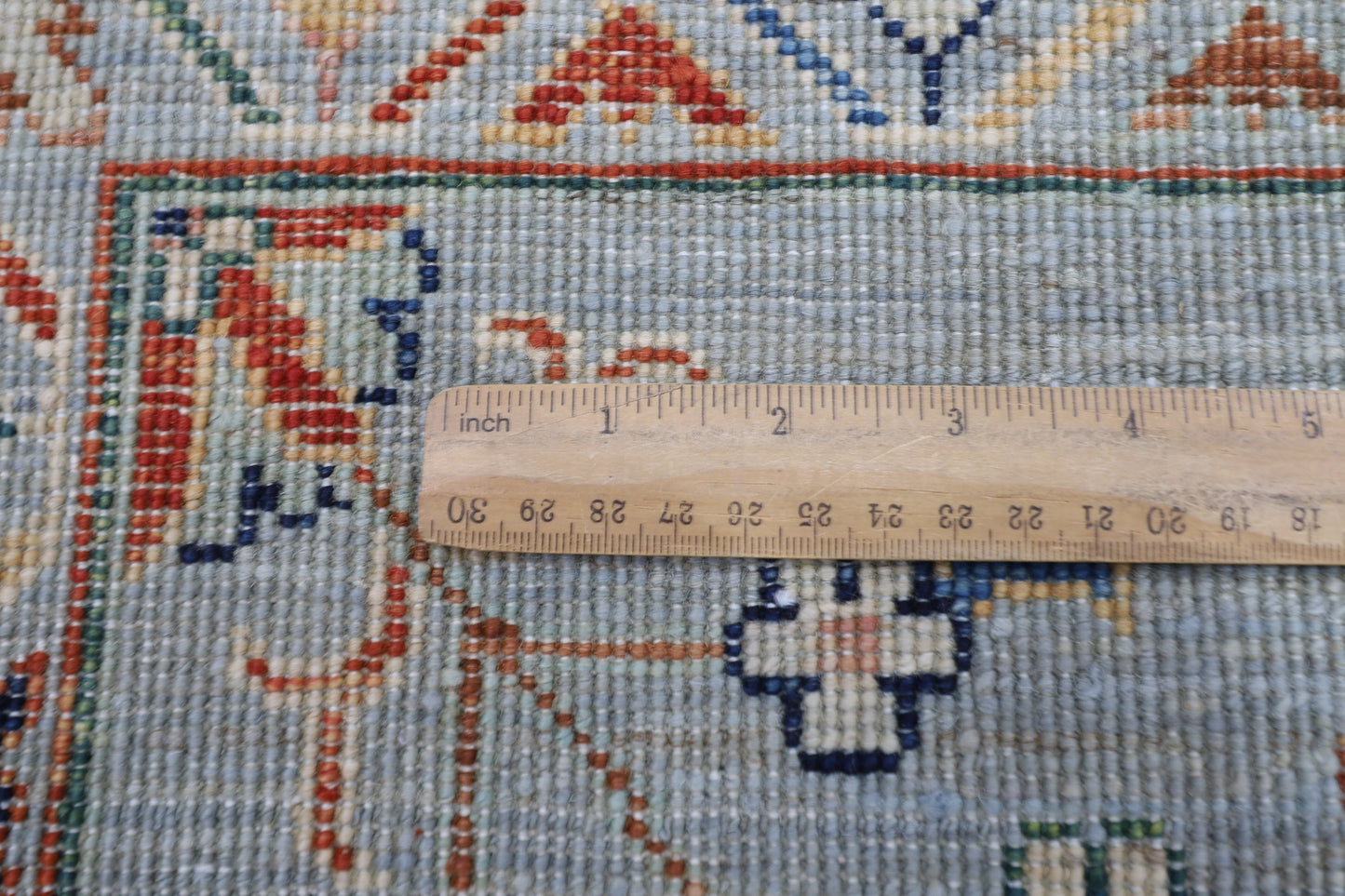 172 x 244 cm | Tribal Floral Gray Area Rug Afghan Hand Knotted Veg Dye Wool carpet