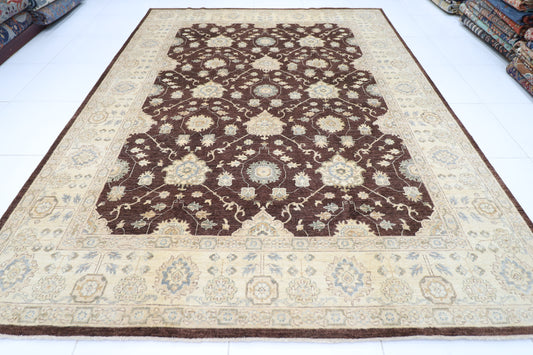 277 x 366 cm | Chobi Afghan Tribal Hand Knotted Carpet