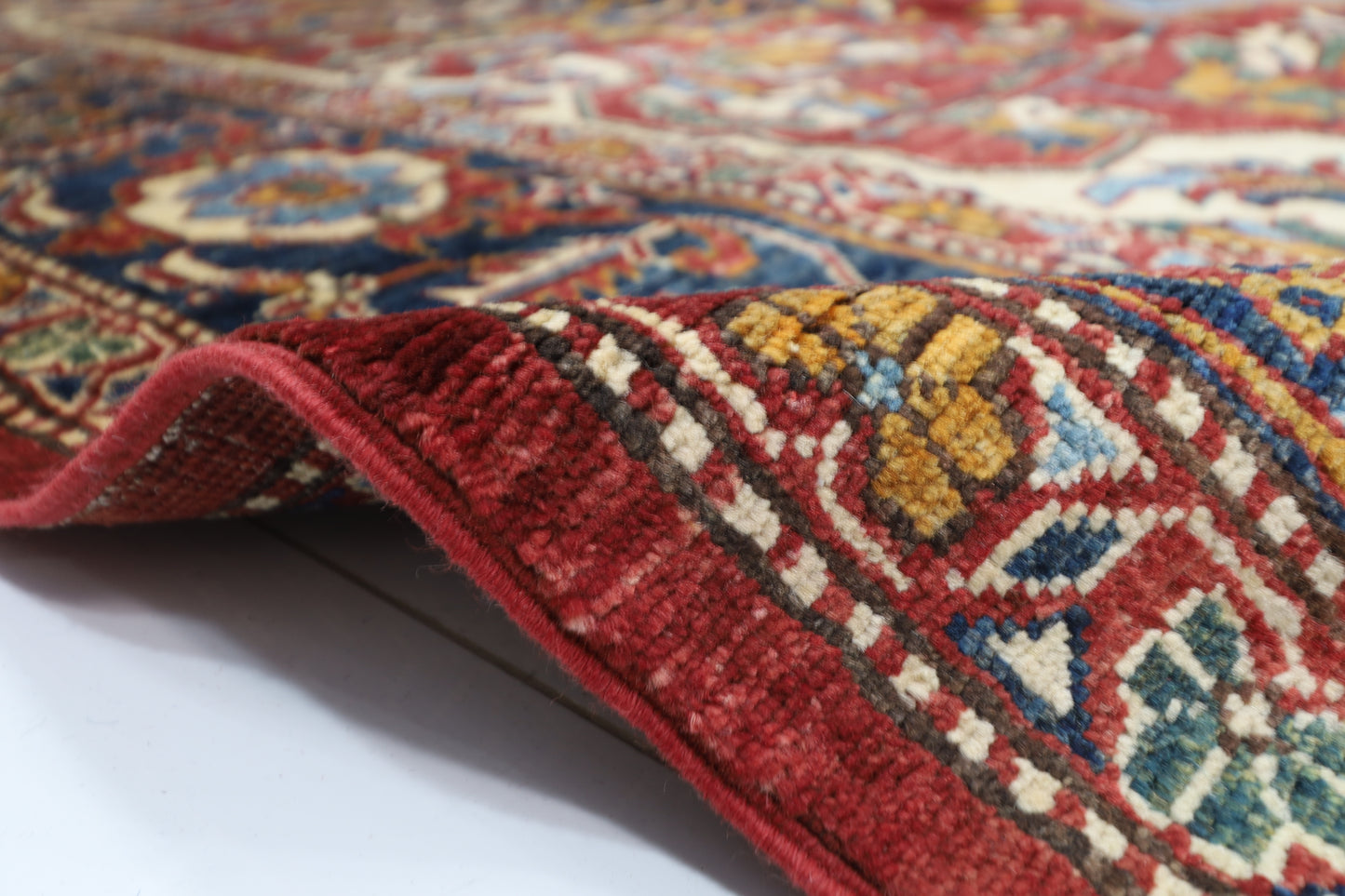 272 x 360 cm | Heriz Afghan Tribal Hand Knotted Carpet