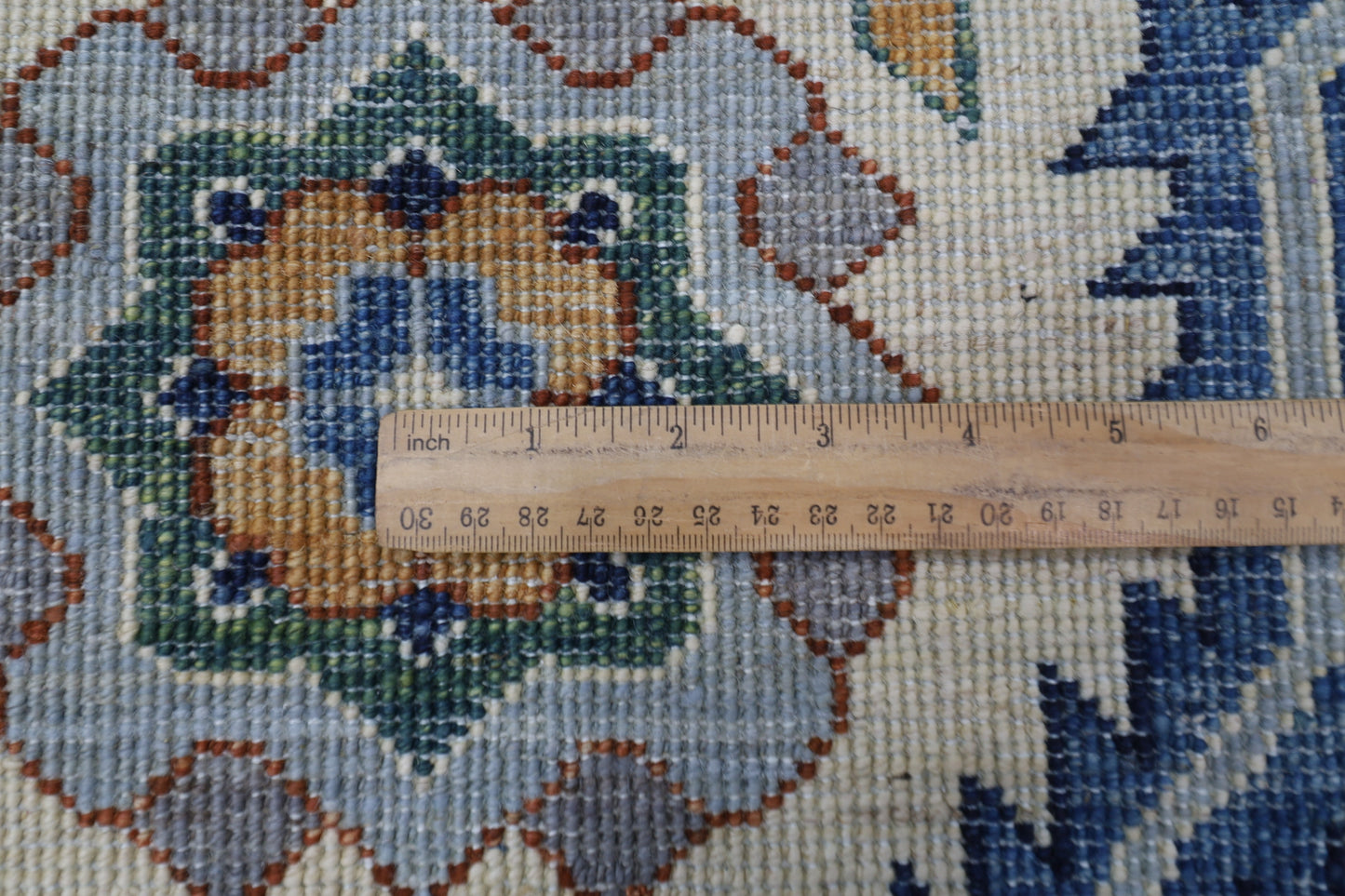 299 x 419 cm | Blueish Grey Afghan Tribal Hand Knotted Wool Carpet