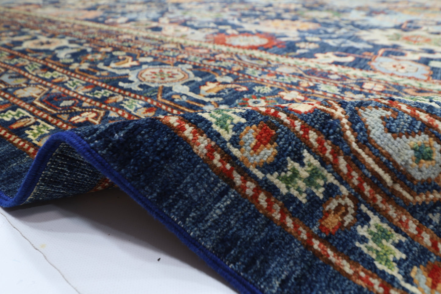 299 x 420 cm | Abstract Bidjar Afghan Tribal Hand Knotted Wool Carpet