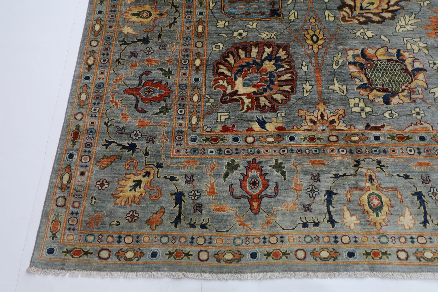 294 x 417 cm | Bidjar Afghan Tribal Hand Knotted Wool Carpet