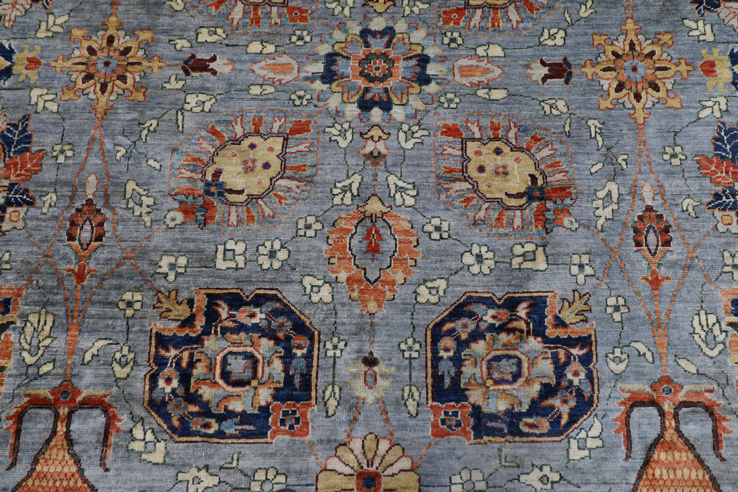 294 x 417 cm | Bidjar Afghan Tribal Hand Knotted Wool Carpet
