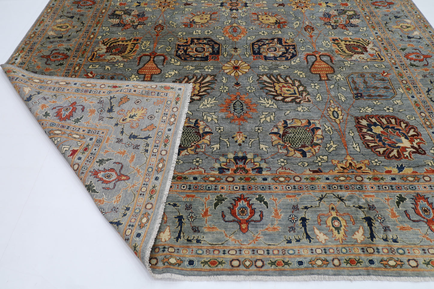 294 x 417 cm | Bidjar Afghan Tribal Hand Knotted Wool Carpet
