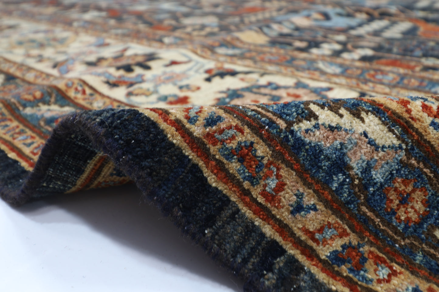 306 x 403 cm | Bidjar Afghan Tribal Hand Knotted Carpet