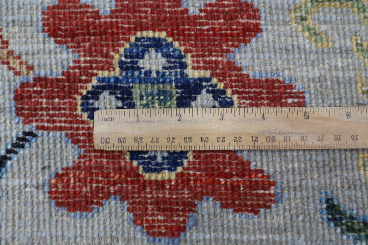 250 x 294 cm | Oushak Green Afghan Tribal Hand Knotted Wool Carpet