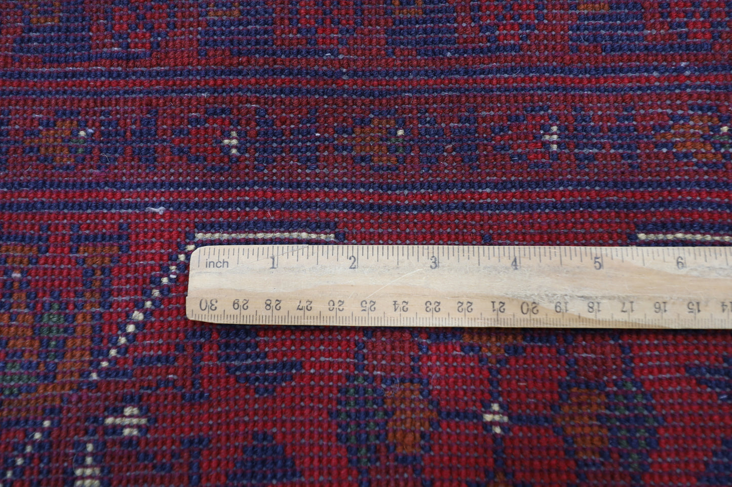 203 x 300 cm | Red Tribal Area Rug Afghan Hand Knotted Veg Dye Wool carpet