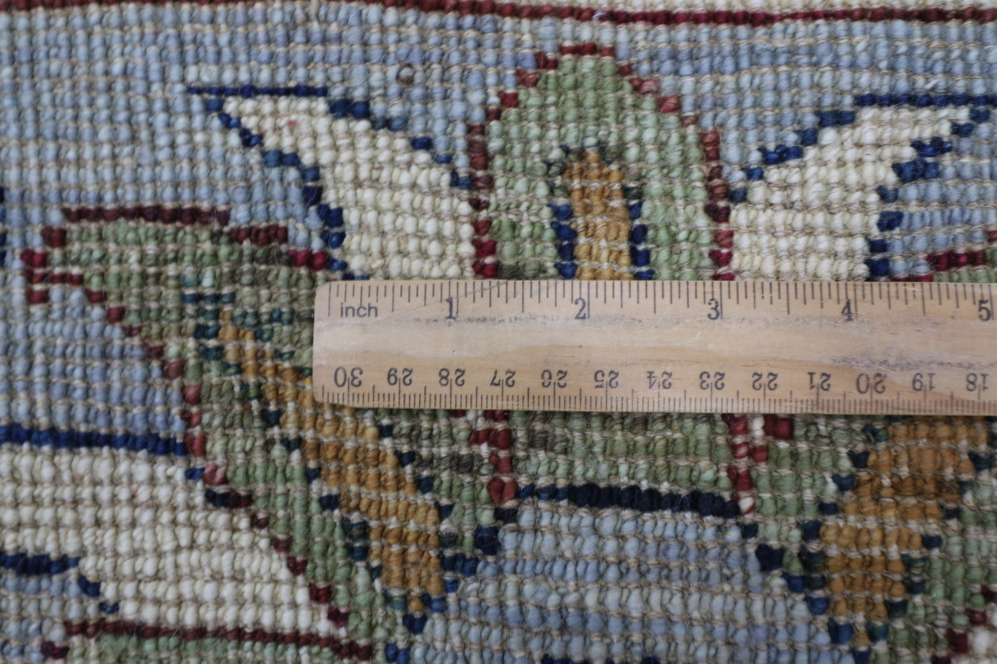 281 x 377 cm | Oushak Green Afghan Tribal Hand Knotted Natural Veg Dye Wool Carpet