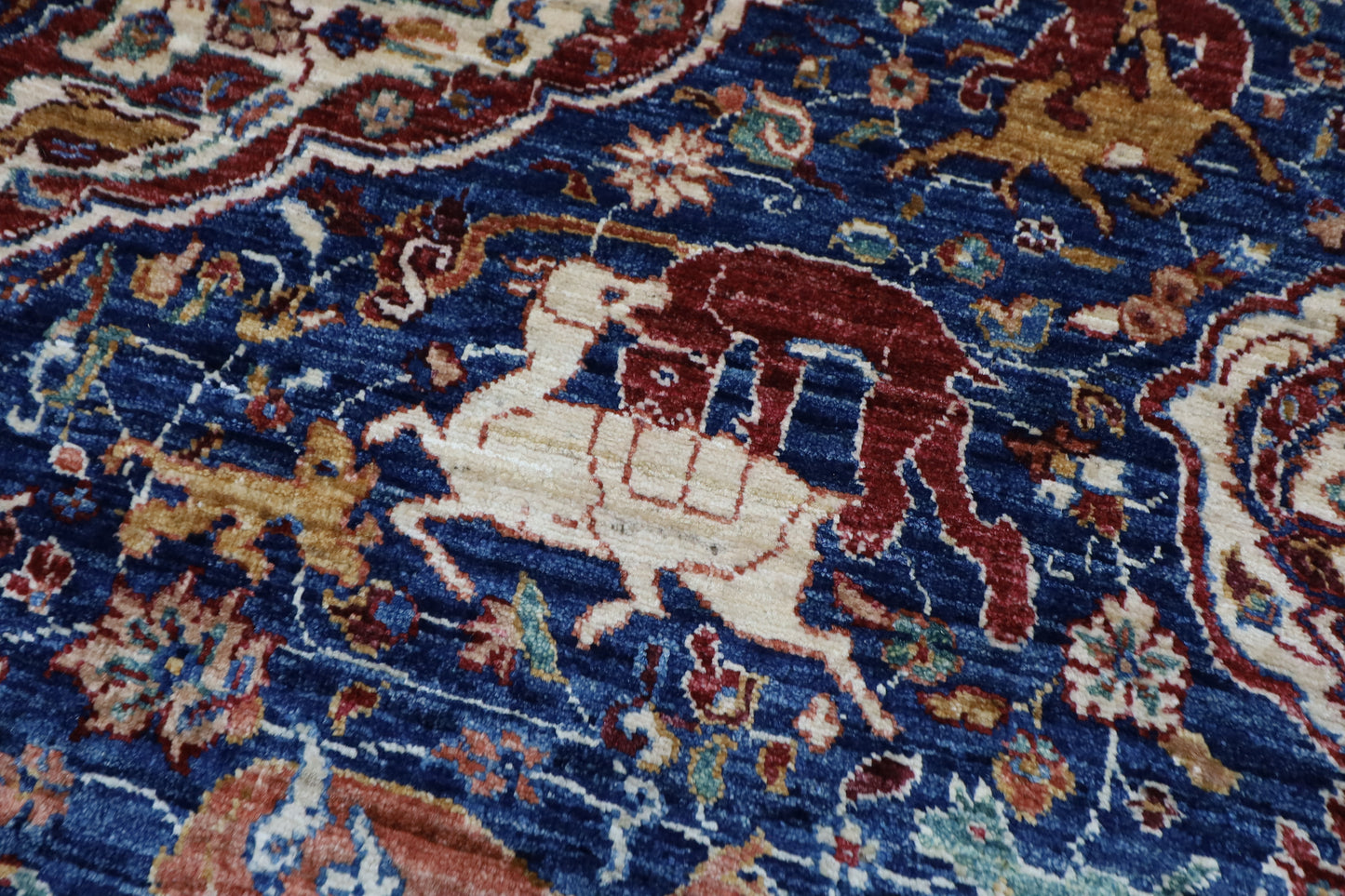 202 x 295 cm | Kerman Afghan Tribal Hand Knotted Carpet