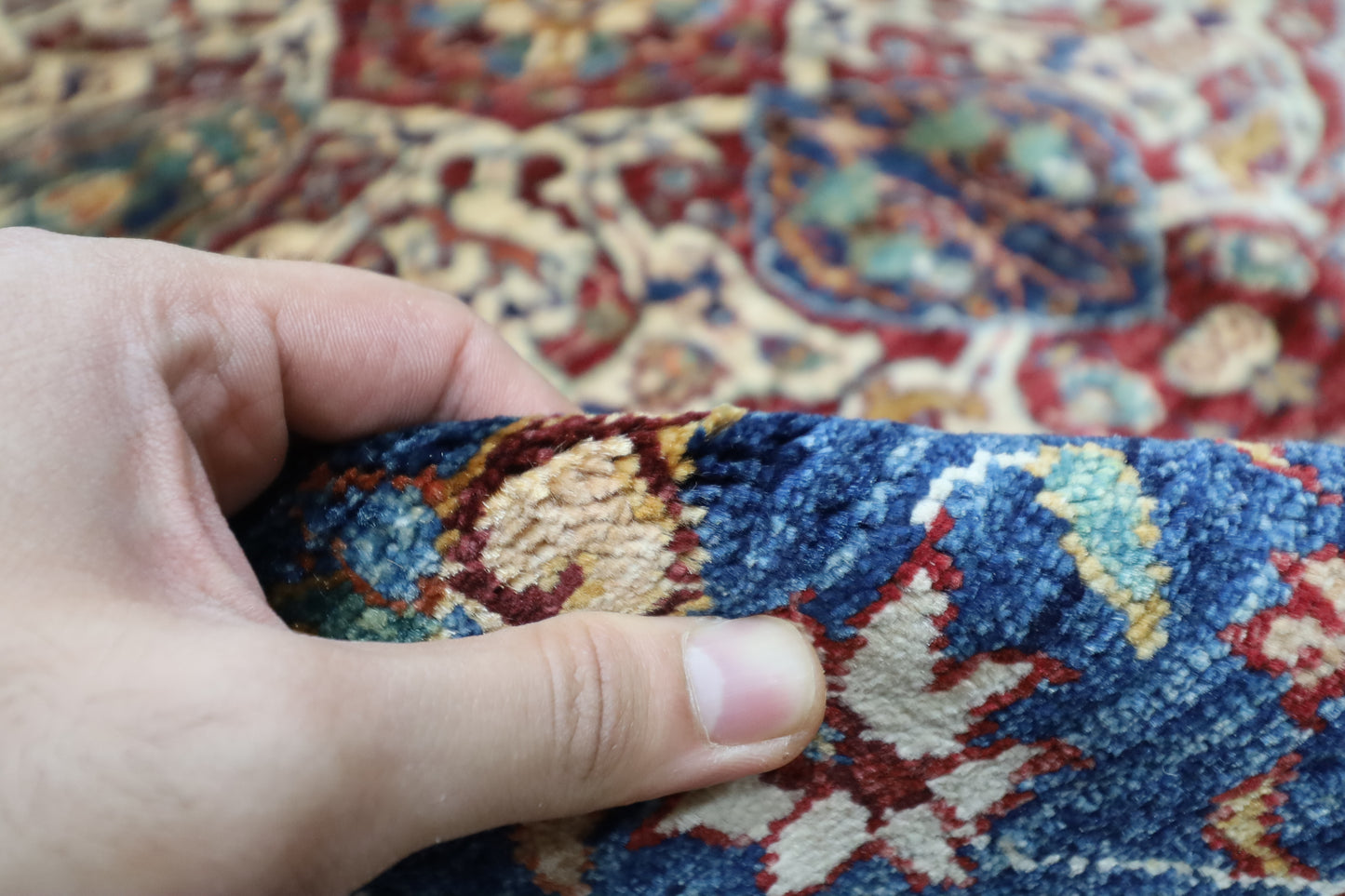 202 x 295 cm | Kerman Afghan Tribal Hand Knotted Carpet