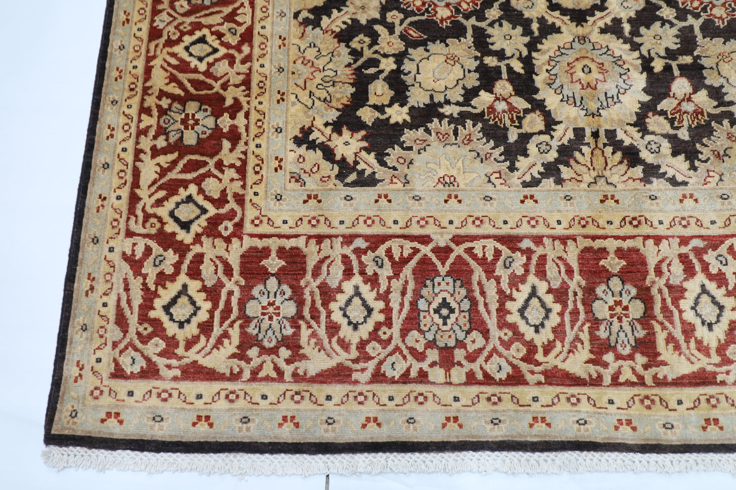 204 x 292 cm | Oriental Afghan Tribal Hand Knotted Carpet