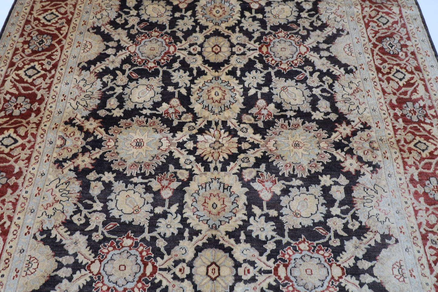 204 x 292 cm | Oriental Afghan Tribal Hand Knotted Carpet