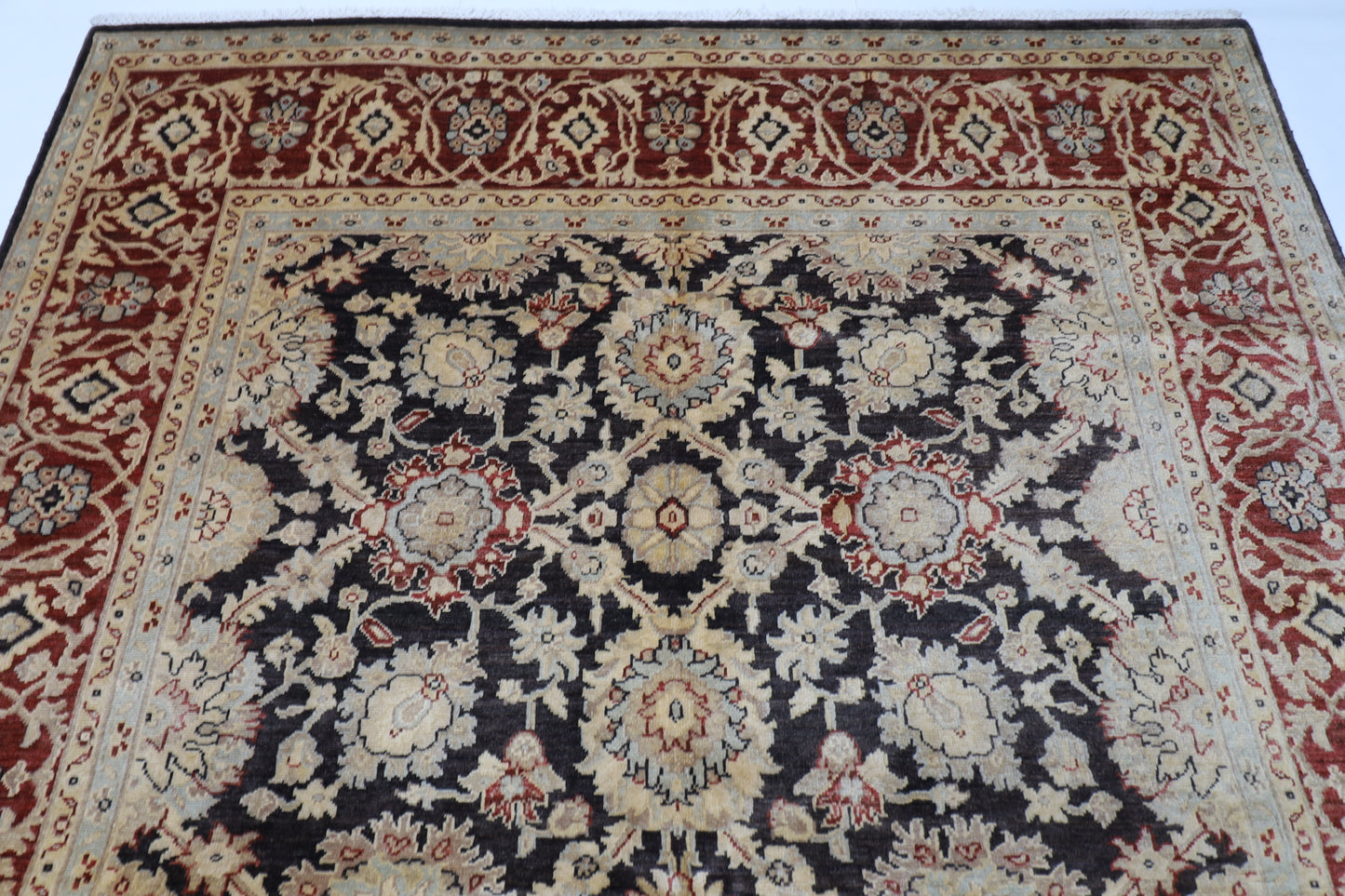 204 x 292 cm | Oriental Afghan Tribal Hand Knotted Carpet