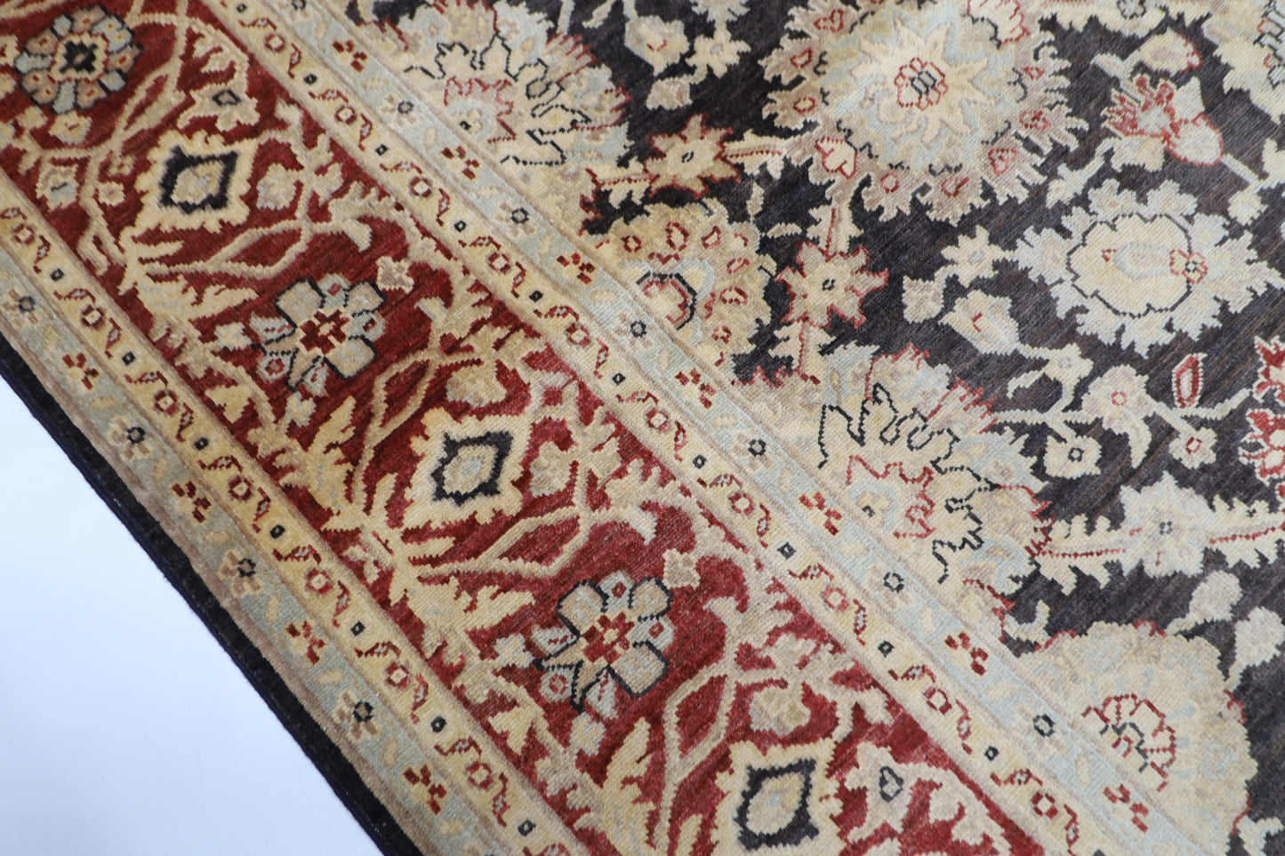 204 x 292 cm | Oriental Afghan Tribal Hand Knotted Carpet