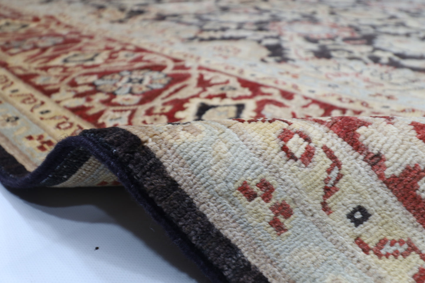 204 x 292 cm | Oriental Afghan Tribal Hand Knotted Carpet