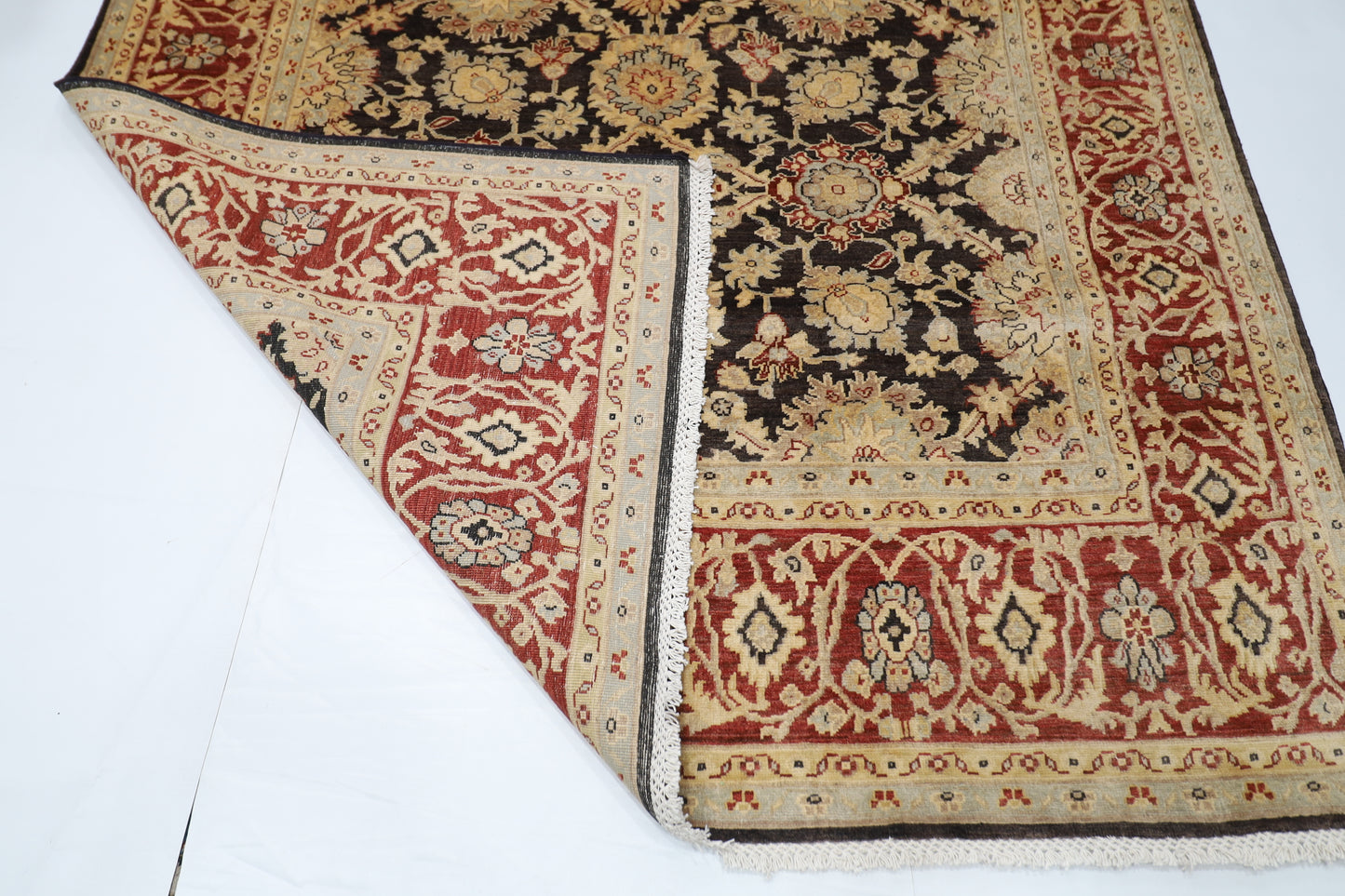 204 x 292 cm | Oriental Afghan Tribal Hand Knotted Carpet