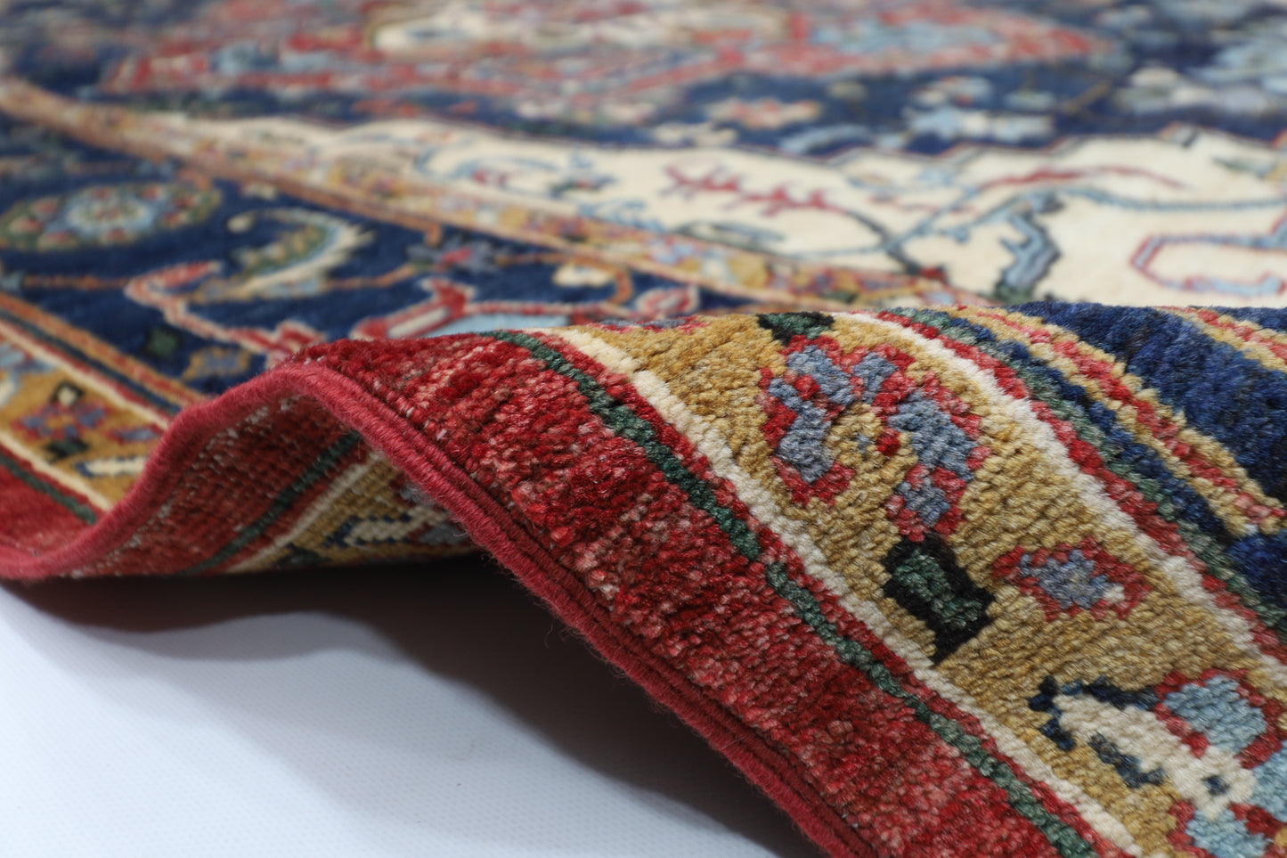 196 x 319 cm | Heriz Afghan Tribal Hand Knotted Carpet
