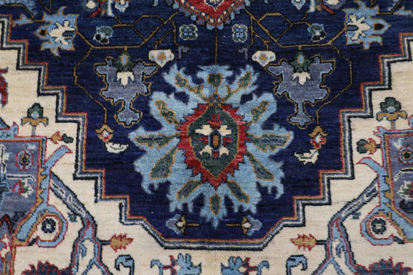 196 x 319 cm | Heriz Afghan Tribal Hand Knotted Carpet