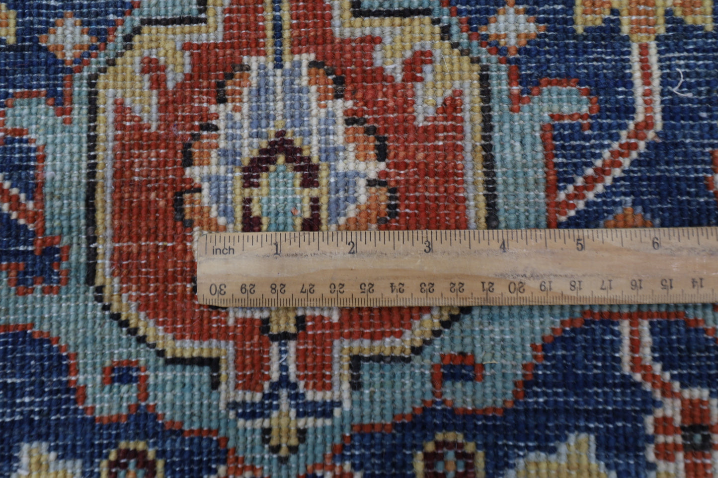 276 x 361 cm | Blueish Grey Afghan Tribal Hand Knotted Natural Veg Dye Wool Carpet