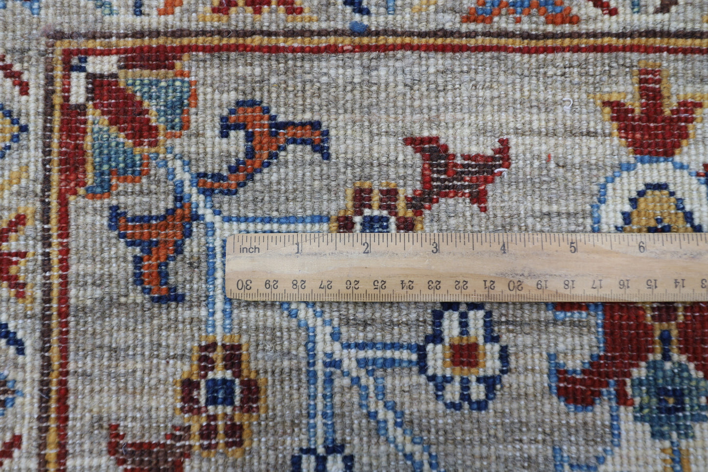 370 x 440 cm | Sultani Afghan Tribal Hand Knotted Natural Veg Dye Wool Carpet