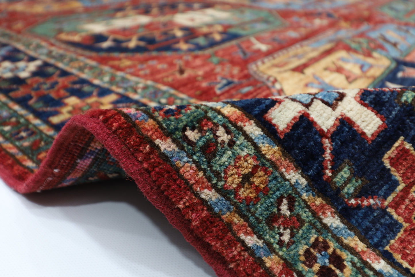 157 x 235 cm | Ersari Afghan Tribal Hand Knotted Veg Dye Wool Carpet