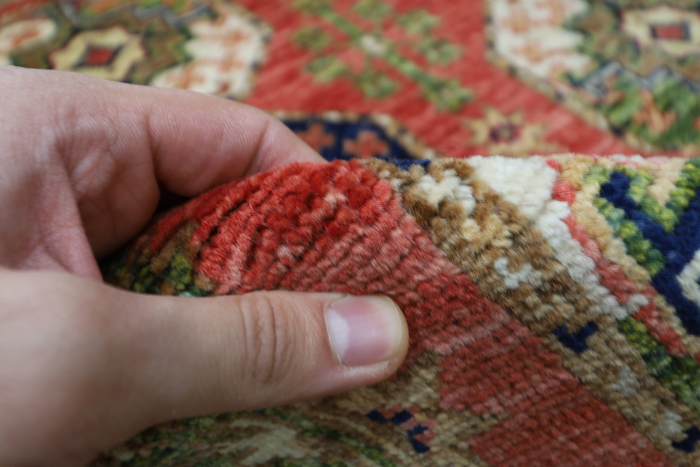 175 x220 cm | Ersari Afghan Tribal Hand Knotted Veg Dye Wool Carpet