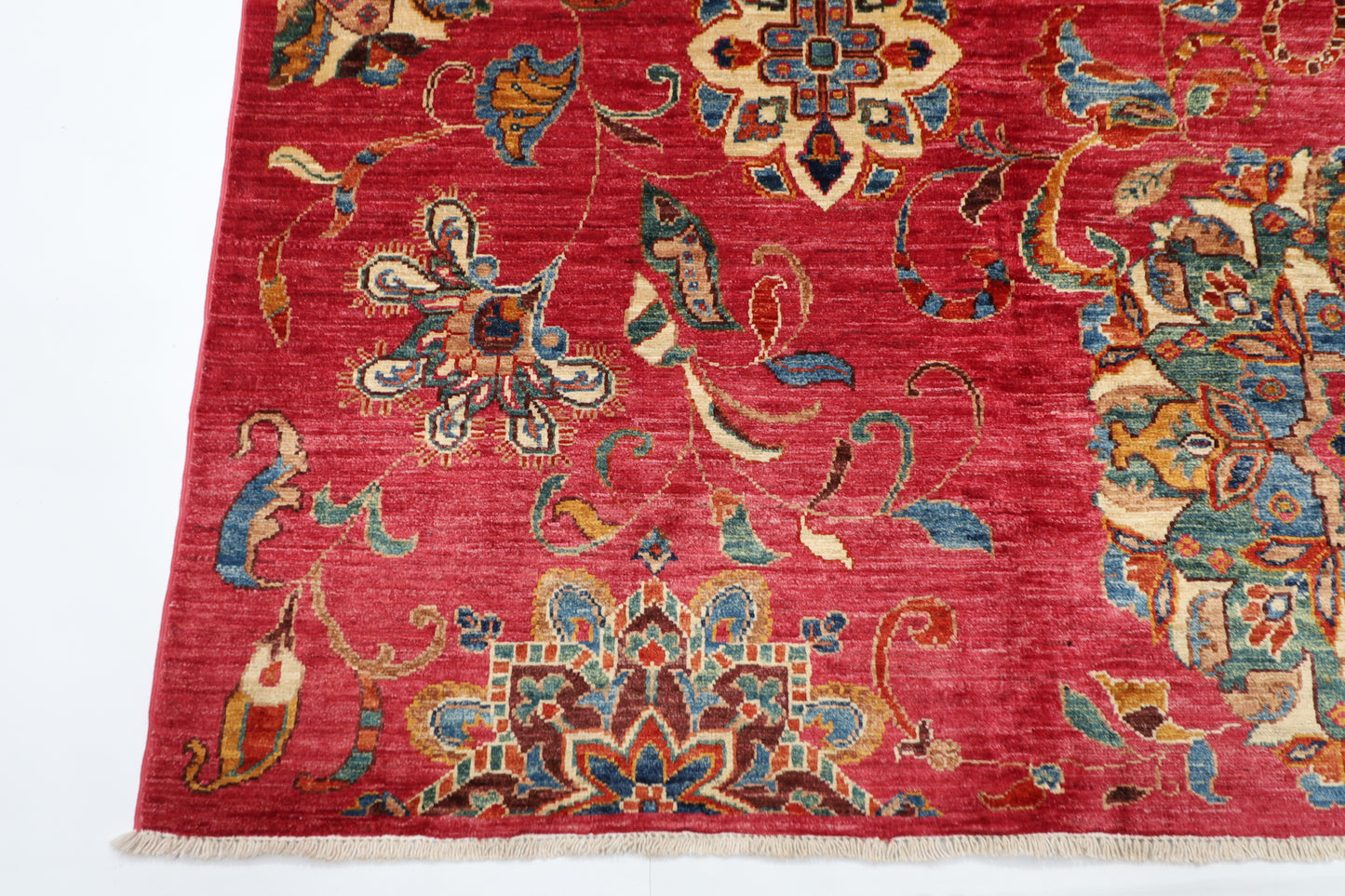 148 x 262 cm | Floral Pink Afghan Tribal Hand Knotted Veg Dye Wool carpet