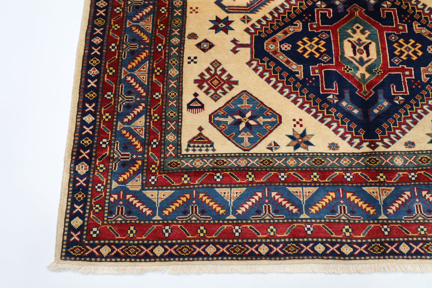 178 x 250 cm | Shirvan Afghan Tribal Hand Knotted Veg Dye Wool Carpet