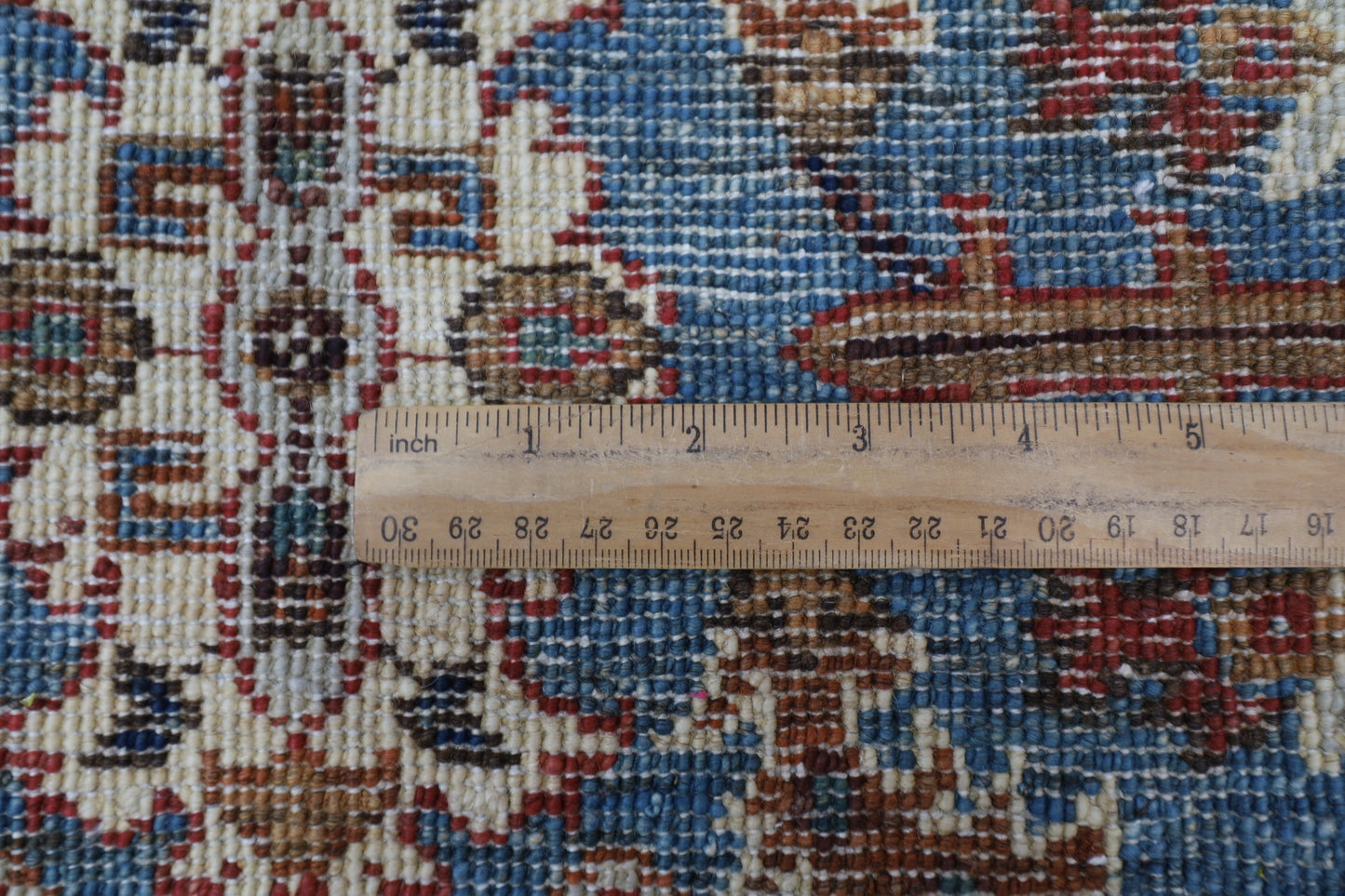 200 x 296 cm | Heriz Afghan Tribal Hand Knotted Natural Veg Dye Wool Carpet